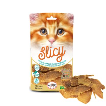 Frango Desidratado para Gatos. Pacote com 40 gramas