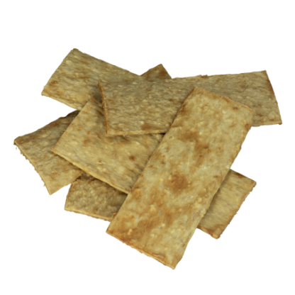 Chips com Colágeno e Cobertura de Pasta de Carne de Frango. Pacote com 500g