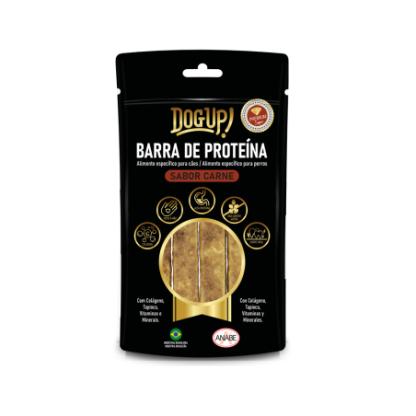 Barra de Proteína DogUp Média sabor Carne. Pacote com 2 peças