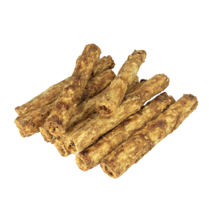 Roll 4-5 (grosso) com Colágeno e Cobertura de Pasta de Carne Bovina. Pacote com 1kg