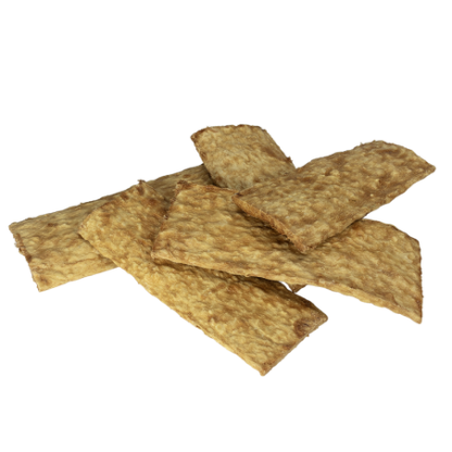 Chips com Colágeno e Cobertura de Pasta de Carne Bovina. Pacote com 500g