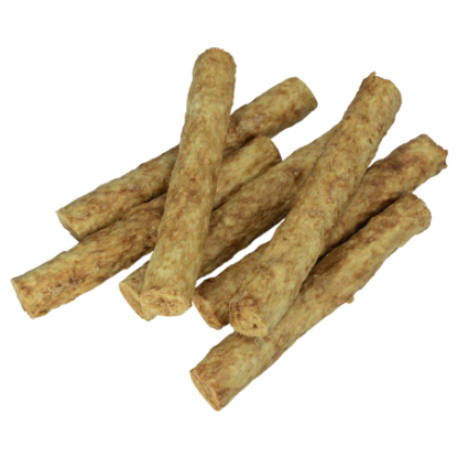 Roll Médio com Colágeno e Cobertura de Pasta de Carne de Frango. Cartela com 4 rolls